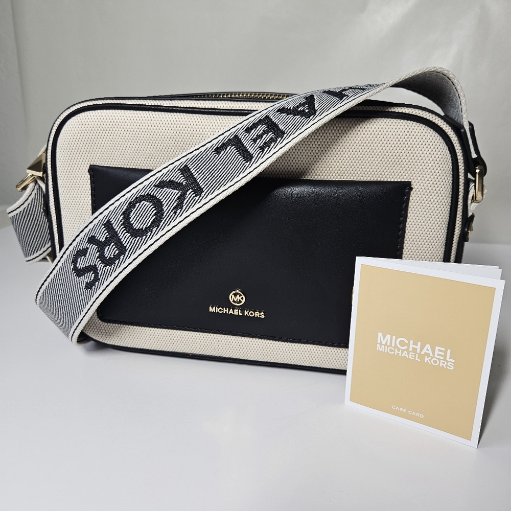 MICHAEL Michael Kors Maeve Large Pocket Canvas Crossbody Bag